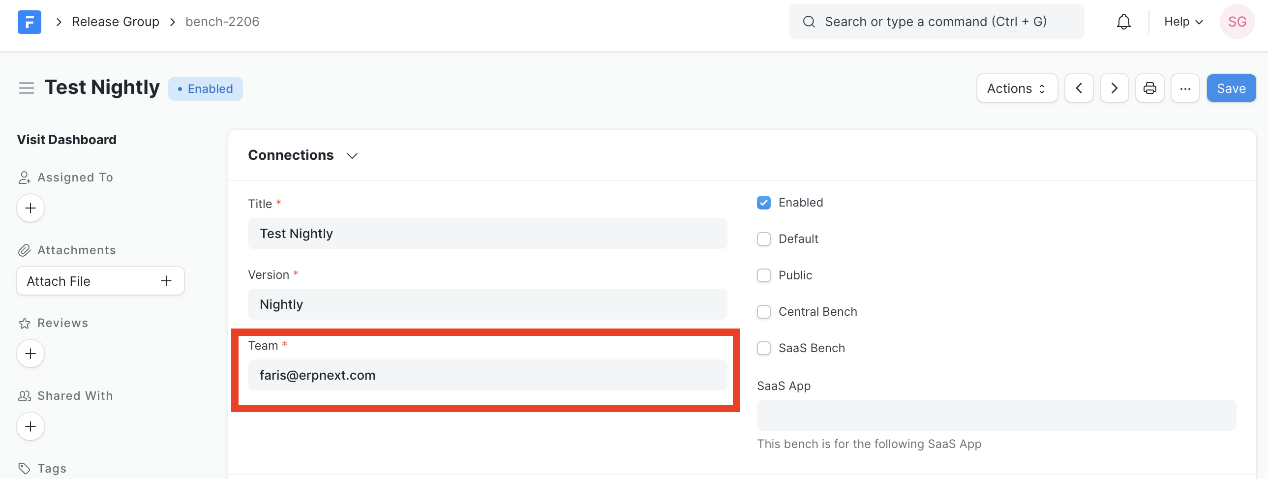 Change Bench Group team