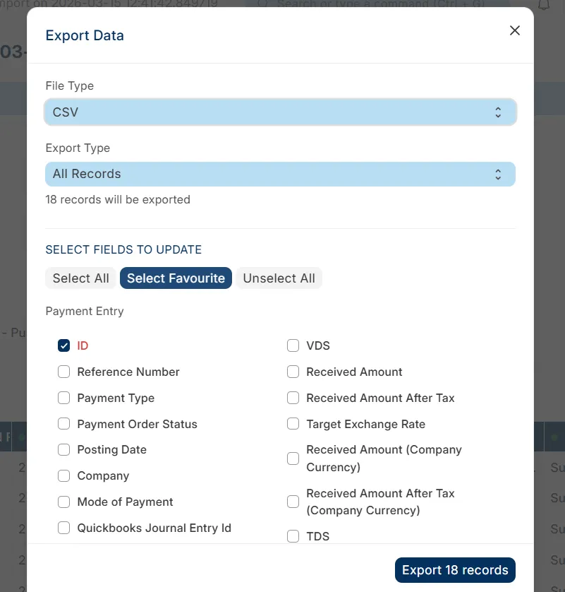 Bulk Import Export Template | Frappe Cloud Marketplace